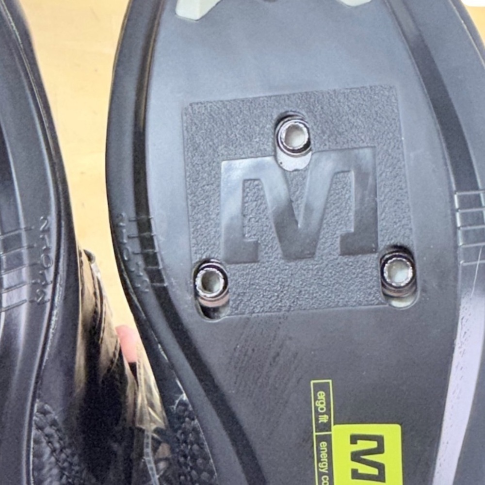 Peloton x Mavic Energy Composite Cycling Shoes Black Silver Unisex M 7.5 W 9 - Picture 14 of 15